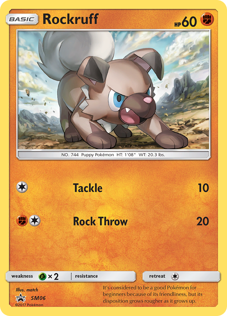 Rockruff (SM06) [Sun & Moon: Black Star Promos] | Good Games Adelaide SA