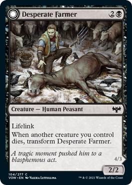 Desperate Farmer 104 (Innistrad: Crimson Vow)  - Foil | Good Games Adelaide SA