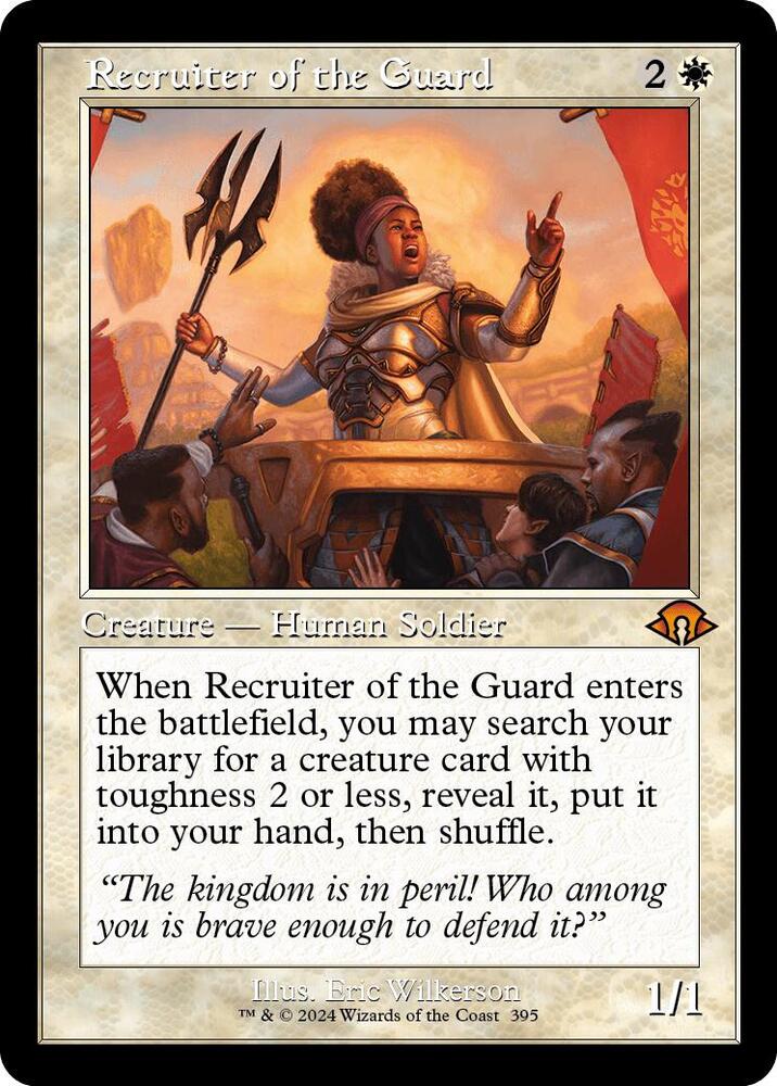 Recruiter of the Guard 395/319 (Modern Horizons 3)  - Retro Foil | Good Games Adelaide SA