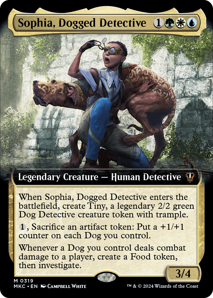 Sophia, Dogged Detective (Extended Art) [Murders at Karlov Manor Commander] | Good Games Adelaide SA