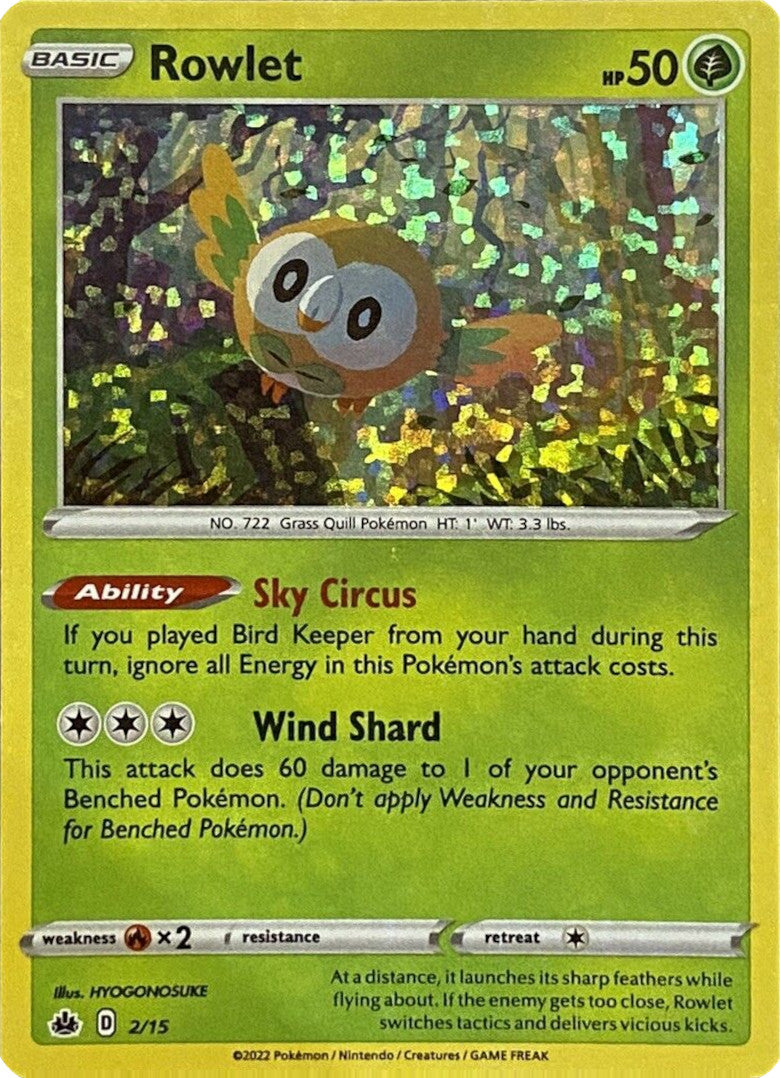 Rowlet (2/15) [McDonald's Promos: Match Battle] | Good Games Adelaide SA