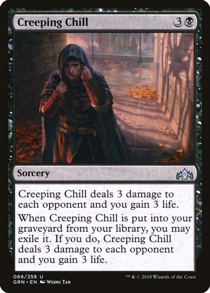 Creeping Chill 66 (Guilds of Ravnica)  | Good Games Adelaide SA