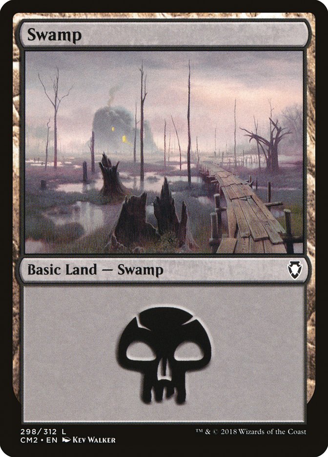 Swamp (298) [Commander Anthology Volume II] | Good Games Adelaide SA