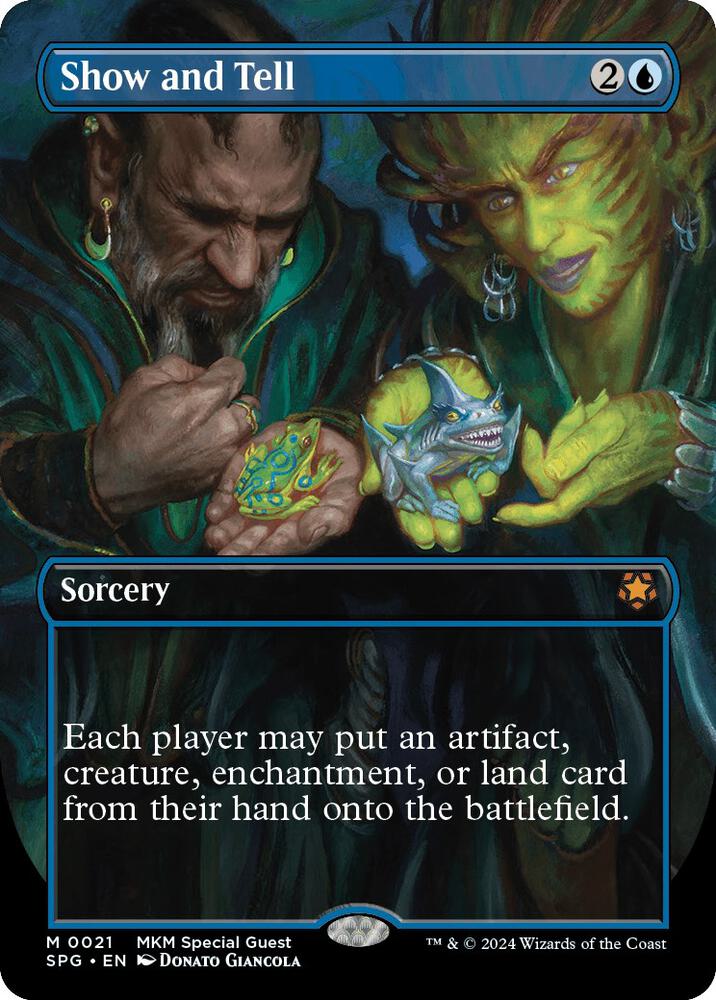 Show and Tell 21 (Special Guests)  - Borderless Foil | Good Games Adelaide SA