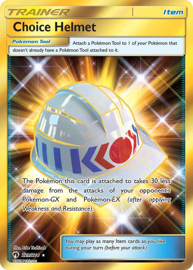 Choice Helmet (229/214) [Sun & Moon: Lost Thunder] | Good Games Adelaide SA