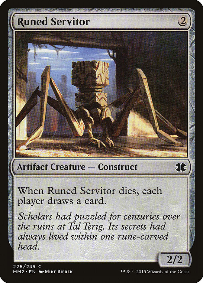 Runed Servitor [Modern Masters 2015] | Good Games Adelaide SA
