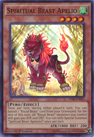 Spiritual Beast Apelio [THSF-EN025] Super Rare | Good Games Adelaide SA