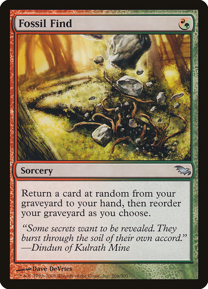 Fossil Find 206 (Shadowmoor)  - Foil | Good Games Adelaide SA