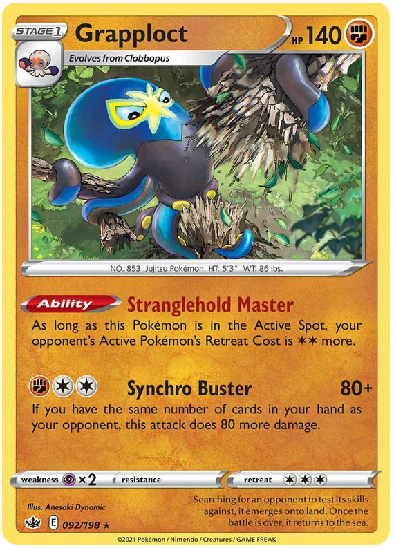 Grapploct (092/198) [Sword & Shield: Chilling Reign] | Good Games Adelaide SA