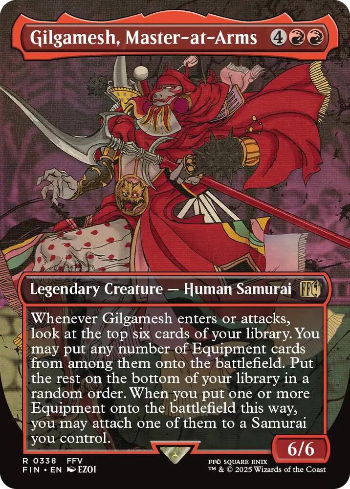 Gilgamesh, Master-at-Arms 338 (FINAL FANTASY)  - Foil | Good Games Adelaide SA