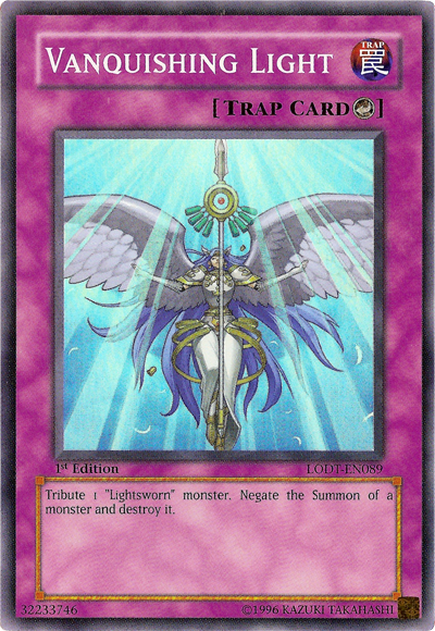 Vanquishing Light [LODT-EN089] Super Rare | Good Games Adelaide SA