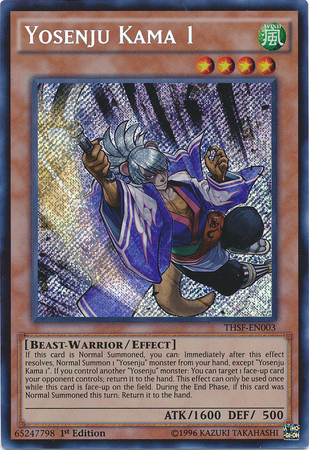Yosenju Kama 1 [THSF-EN003] Secret Rare | Good Games Adelaide SA