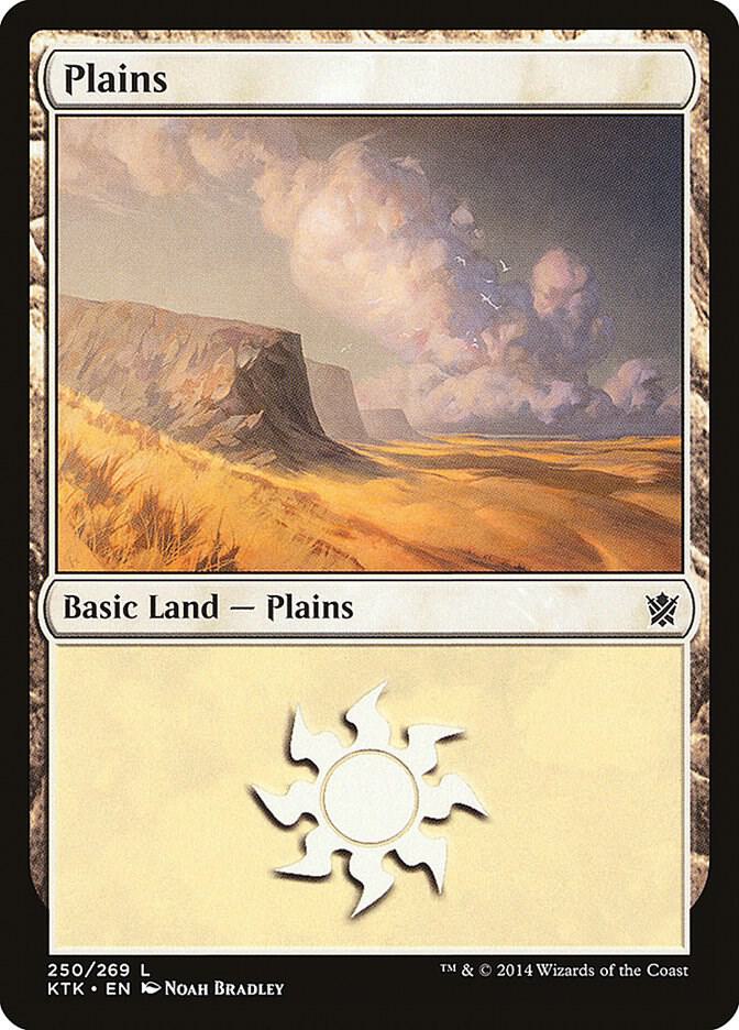Plains 250 (Khans of Tarkir)  - Foil | Good Games Adelaide SA