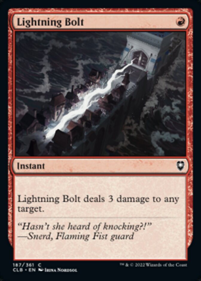 Lightning Bolt [Commander Legends: Battle for Baldur's Gate] | Good Games Adelaide SA