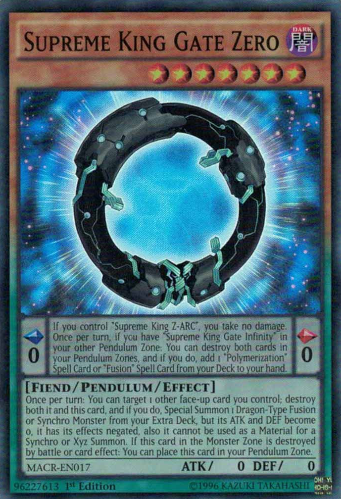 Supreme King Gate Zero [MACR-EN017] Super Rare | Good Games Adelaide SA