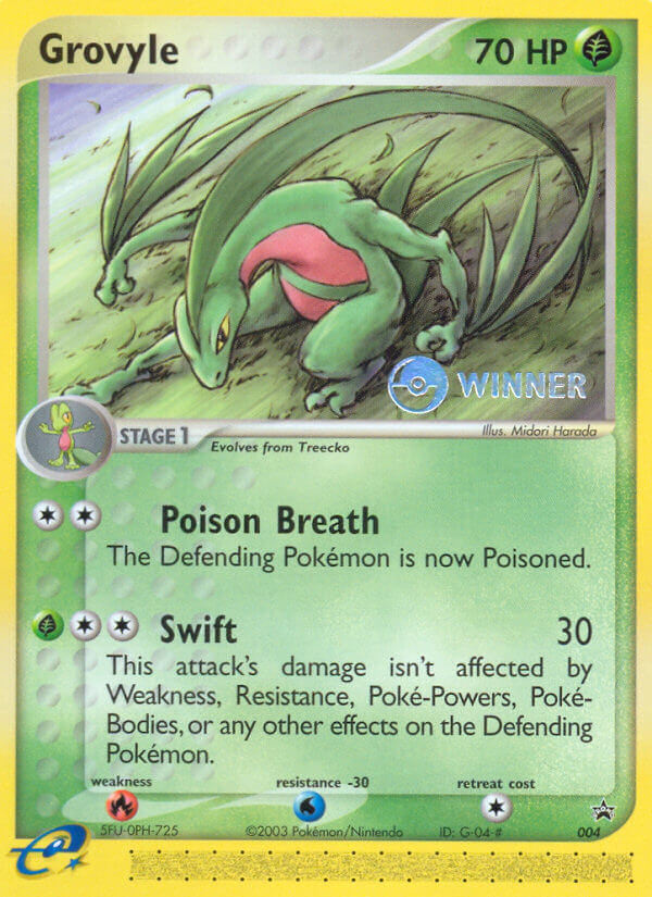 Grovyle (004) [Nintendo: Black Star Promos] | Good Games Adelaide SA