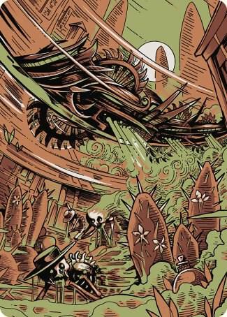 Contagion Engine Art Card 50 (Art Series: Outlaws of Thunder Junction)  | Good Games Adelaide SA