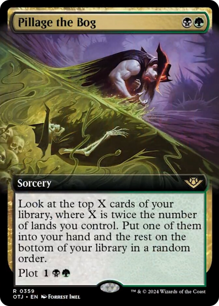 Pillage the Bog (Extended Art) [Outlaws of Thunder Junction] | Good Games Adelaide SA