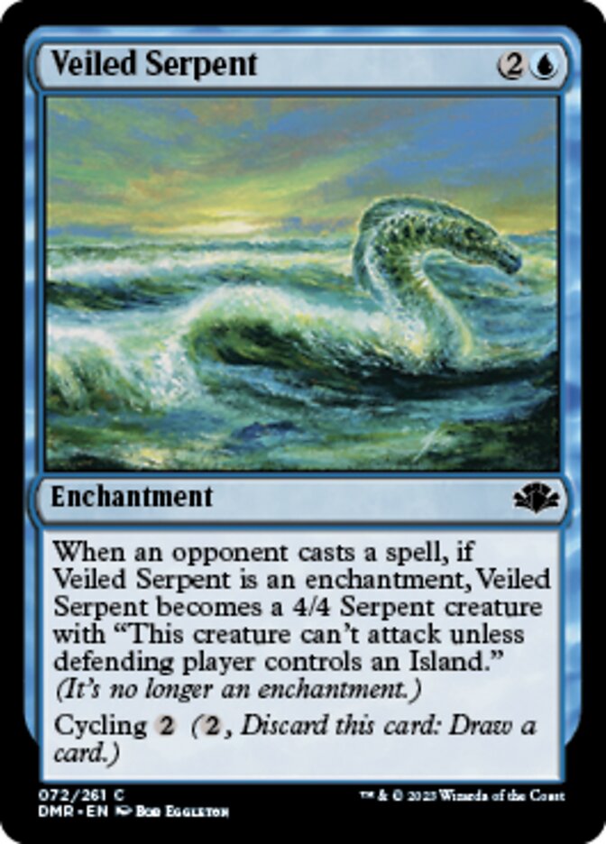 Veiled Serpent [Dominaria Remastered] | Good Games Adelaide SA