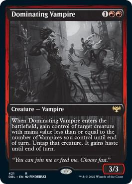 Dominating Vampire 421 (Innistrad: Double Feature)  - Foil | Good Games Adelaide SA