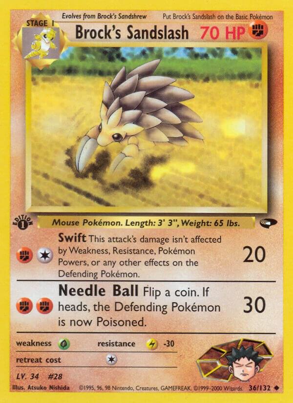 Brocks Sandslash 036/132 (Gym Challenge)  - Unlimited | Good Games Adelaide SA