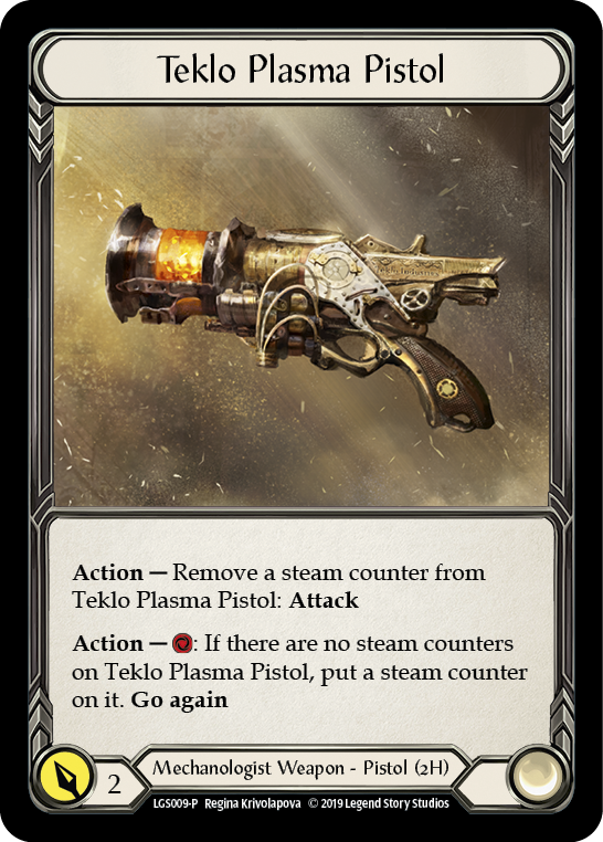 Teklo Plasma Pistol [LGS009-P] (Promo)  1st Edition Cold Foil | Good Games Adelaide SA