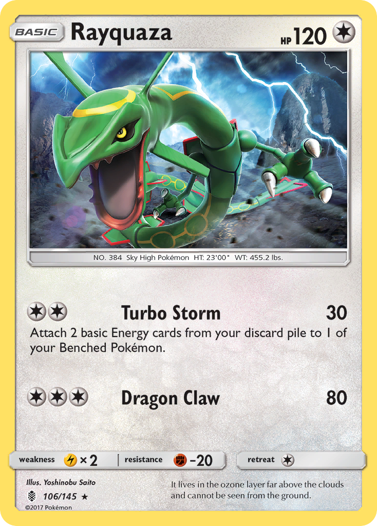 Rayquaza (106/145) [Sun & Moon: Guardians Rising] | Good Games Adelaide SA