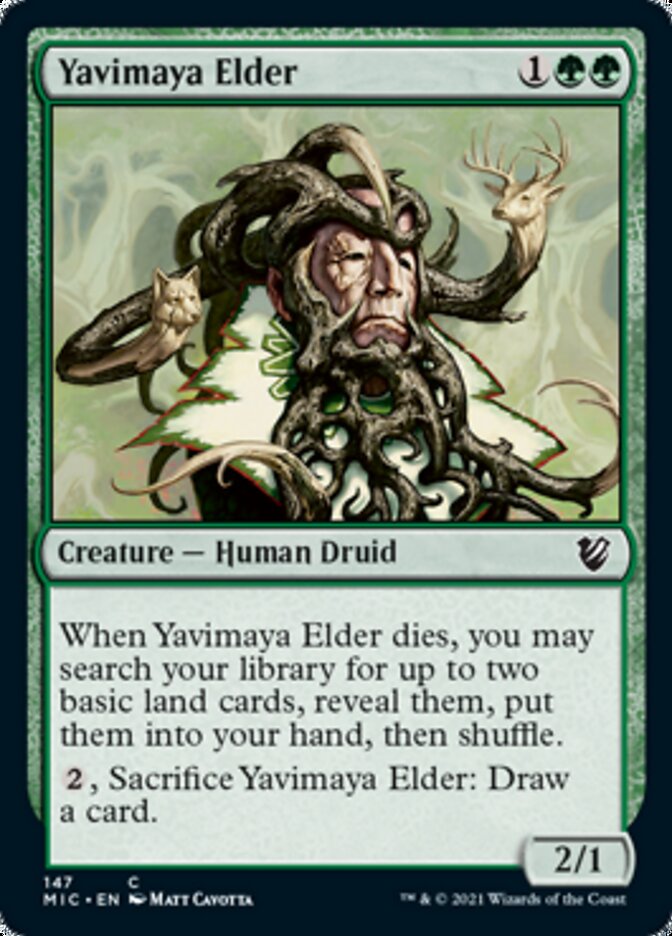 Yavimaya Elder [Innistrad: Midnight Hunt Commander] | Good Games Adelaide SA