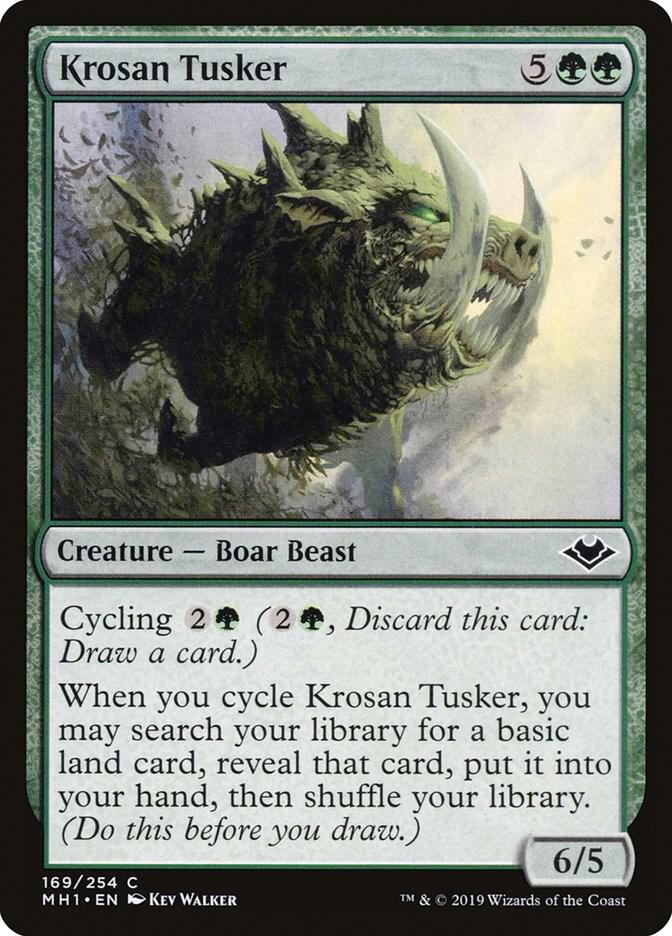 Krosan Tusker 169 (Modern Horizons)  - Foil | Good Games Adelaide SA