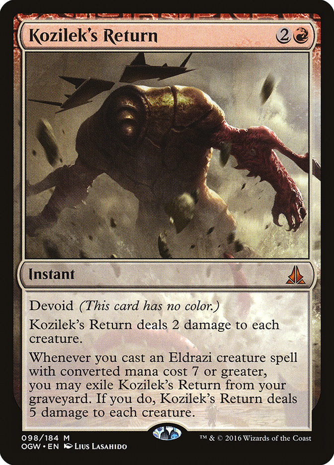 Kozilek's Return 98/184 (Oath of the Gatewatch)  - Foil | Good Games Adelaide SA