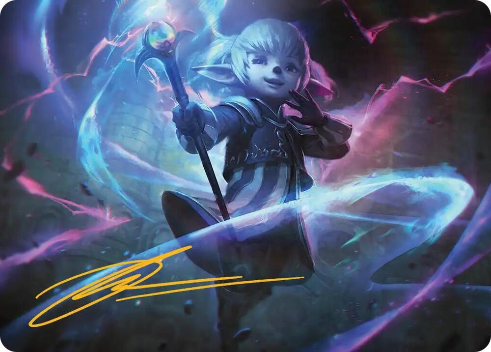 Shantotto Tactician Magician Art Card Gold Stamped Signature 16 (Art Series: FINAL FANTASY)  | Good Games Adelaide SA