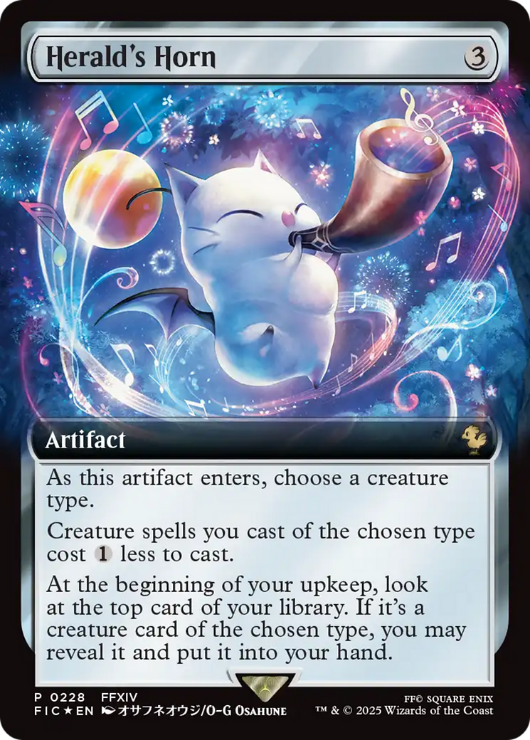 Herald's Horn (Extended Art) [FINAL FANTASY Promos] | Good Games Adelaide SA