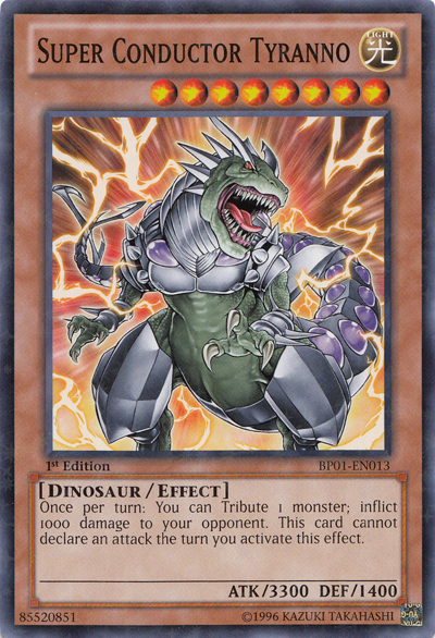 Super Conductor Tyranno [BP01-EN013] Starfoil Rare | Good Games Adelaide SA