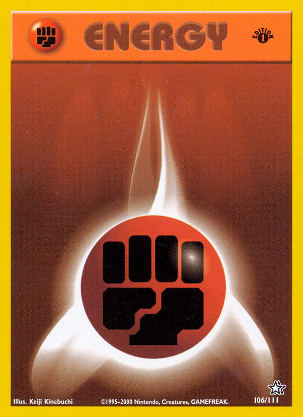 Fighting Energy (106/111) [Neo Genesis 1st Edition] | Good Games Adelaide SA