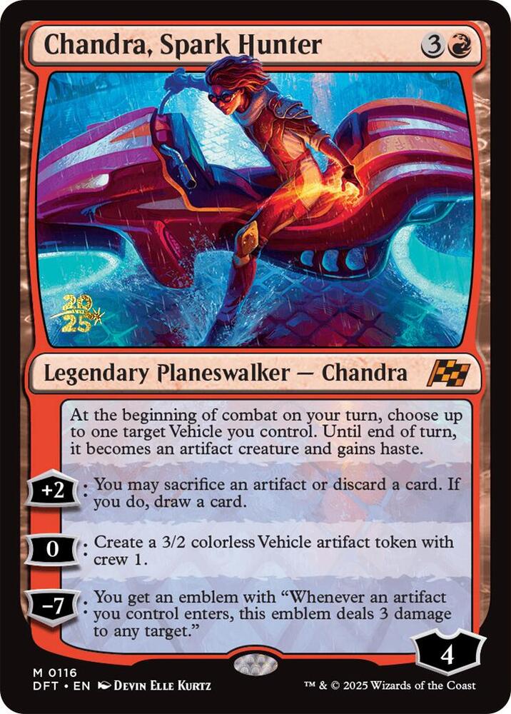 Chandra Spark Hunter 116 (Prerelease Cards)  - Foil | Good Games Adelaide SA