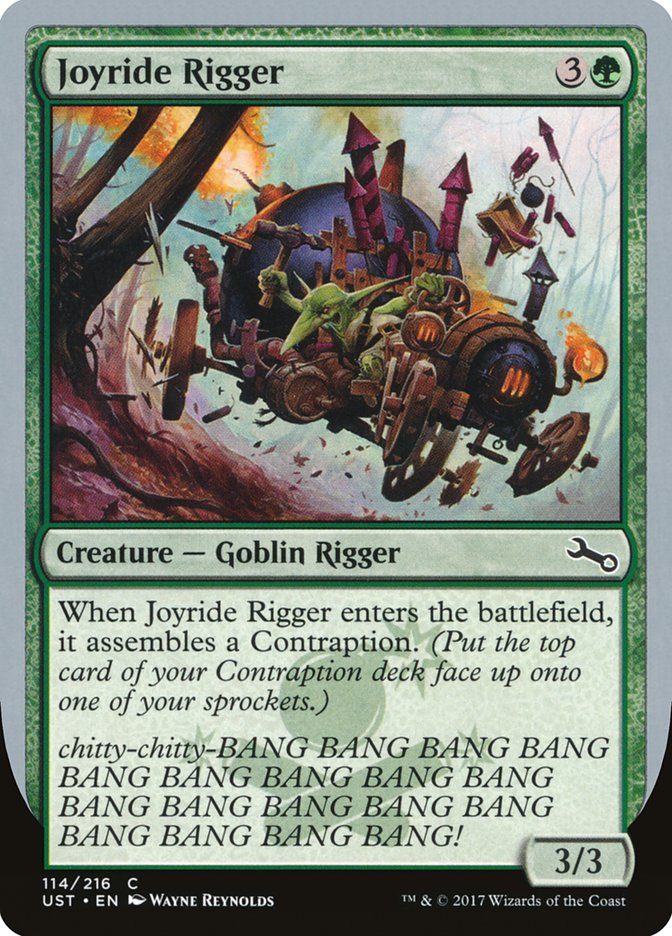 Joyride Rigger 114 (Unstable)  - Foil | Good Games Adelaide SA