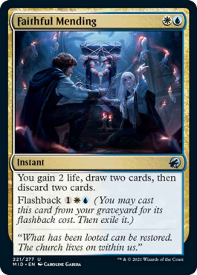 Faithful Mending [Innistrad: Midnight Hunt] | Good Games Adelaide SA