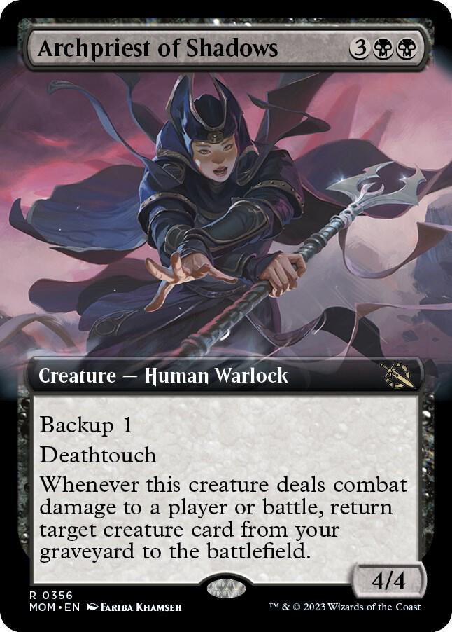 Archpriest of Shadows 356 (March of the Machine)  - Extended Art Foil | Good Games Adelaide SA