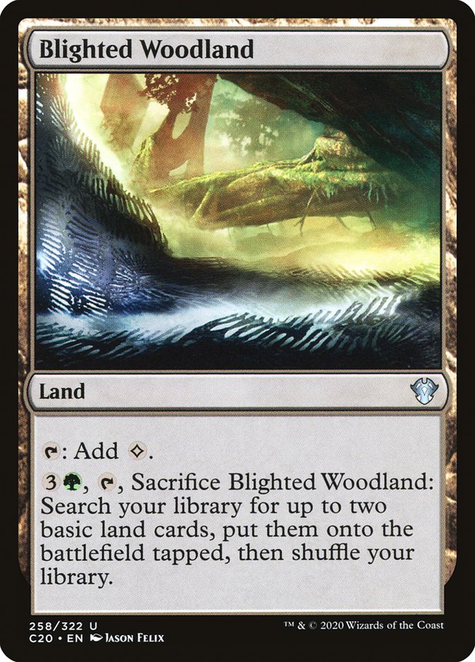 Blighted Woodland [Commander 2020] | Good Games Adelaide SA