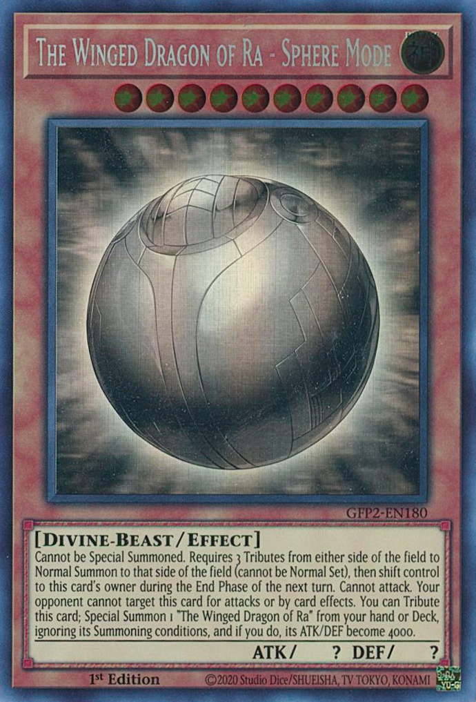 The Winged Dragon of Ra - Sphere Mode [GFP2-EN180] Ghost Rare | Good Games Adelaide SA