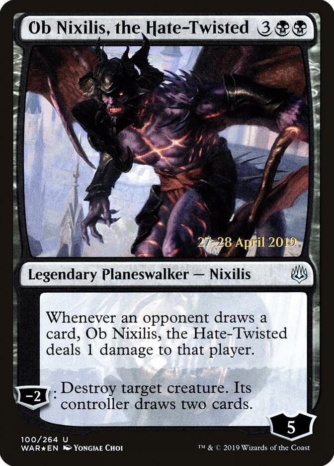 Ob Nixilis the Hate Twisted 100 (Prerelease Cards)  - Foil | Good Games Adelaide SA
