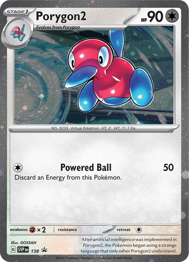 Porygon2 138 (SV: Scarlet & Violet Promo Cards)  | Good Games Adelaide SA