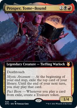 Prosper Tome Bound Extended Art 324 (Commander: Adventures in the Forgotten Realms)  | Good Games Adelaide SA