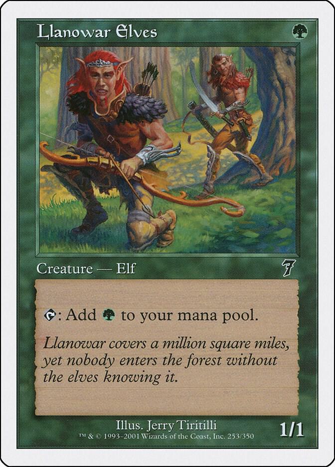 Llanowar Elves 253 (7th Edition)  | Good Games Adelaide SA