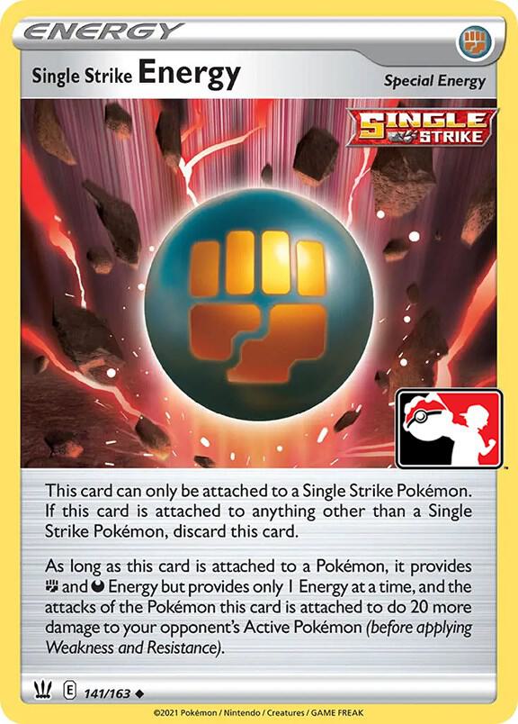 Single Strike Energy Series 1/2 141/163 (Prize Pack Series Cards)  | Good Games Adelaide SA