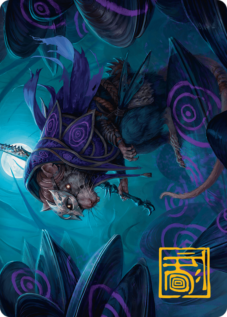 Nightwhorl Hermit Art Card (Gold-Stamped Signature) [Bloomburrow Art Series] | Good Games Adelaide SA