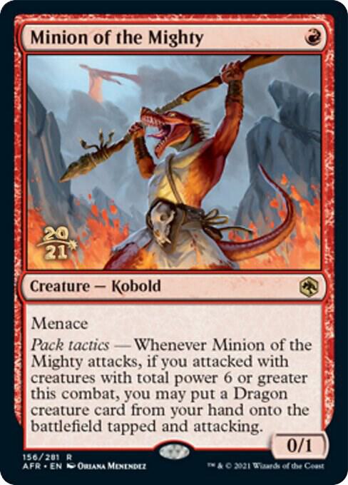 Minion of the Mighty 156 (Prerelease Cards)  - Foil | Good Games Adelaide SA