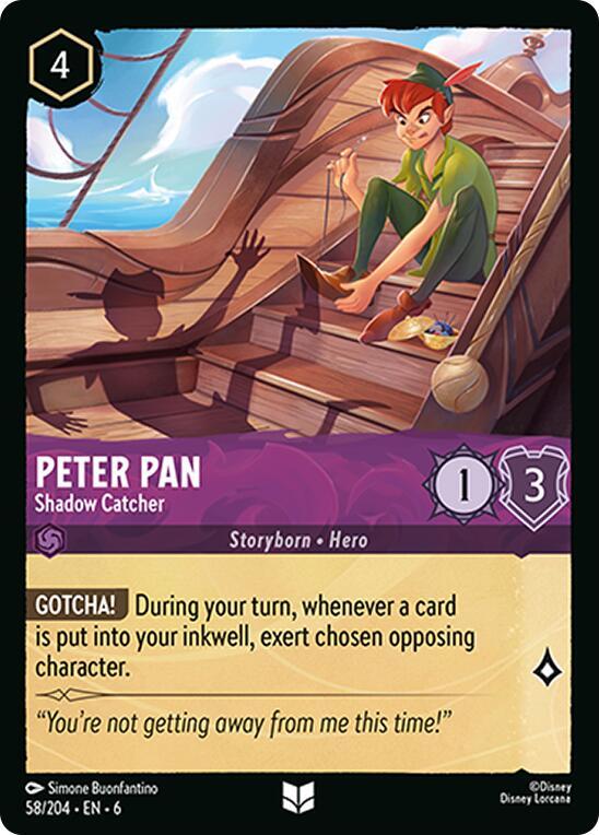 Peter Pan Shadow Catcher 58/204 (Azurite Sea)  | Good Games Adelaide SA