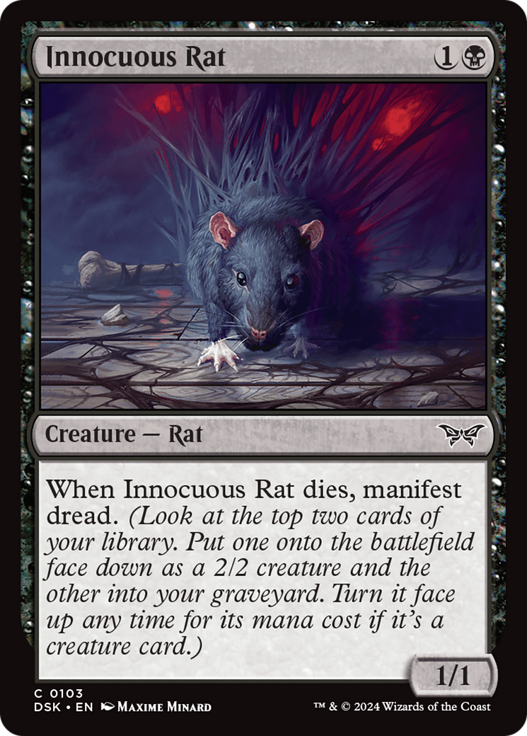 Innocuous Rat [Duskmourn: House of Horror] | Good Games Adelaide SA