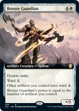Bronze Guardian Extended Art 340 (Commander 2021)  | Good Games Adelaide SA